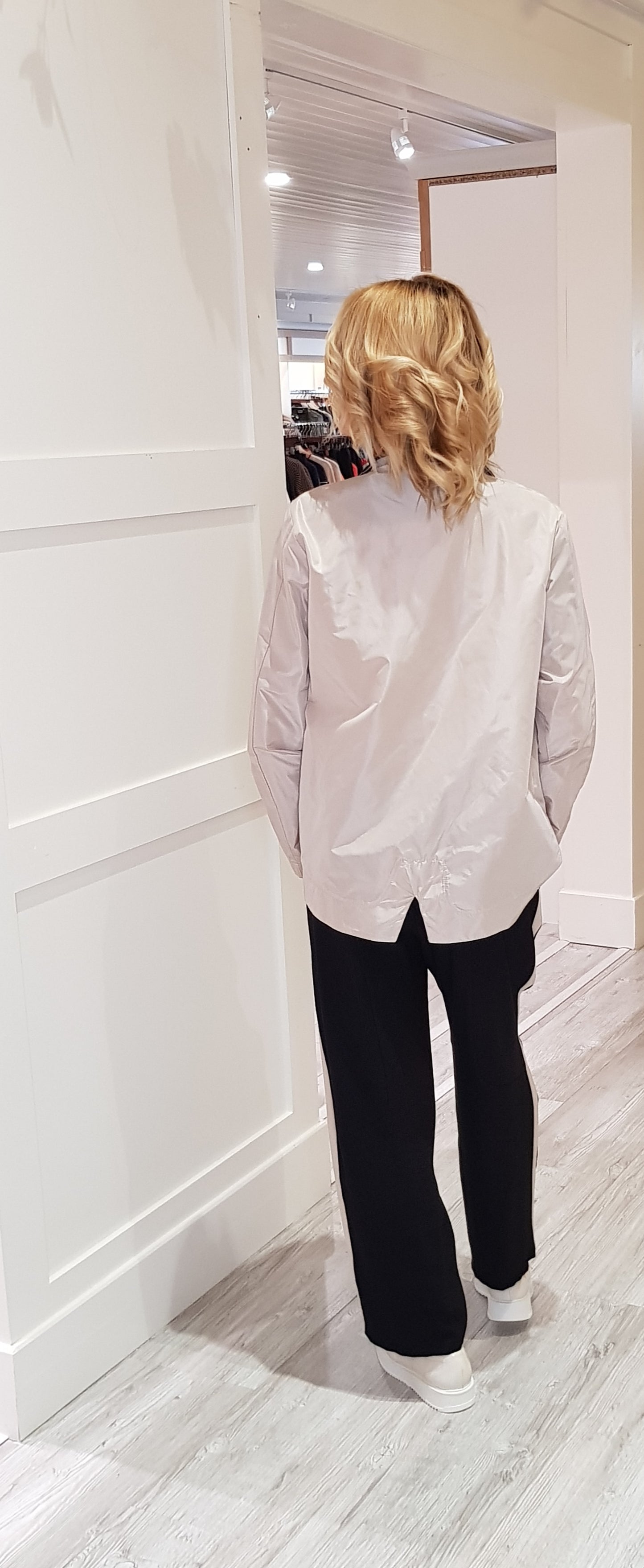 Beige Jacket With Buttons