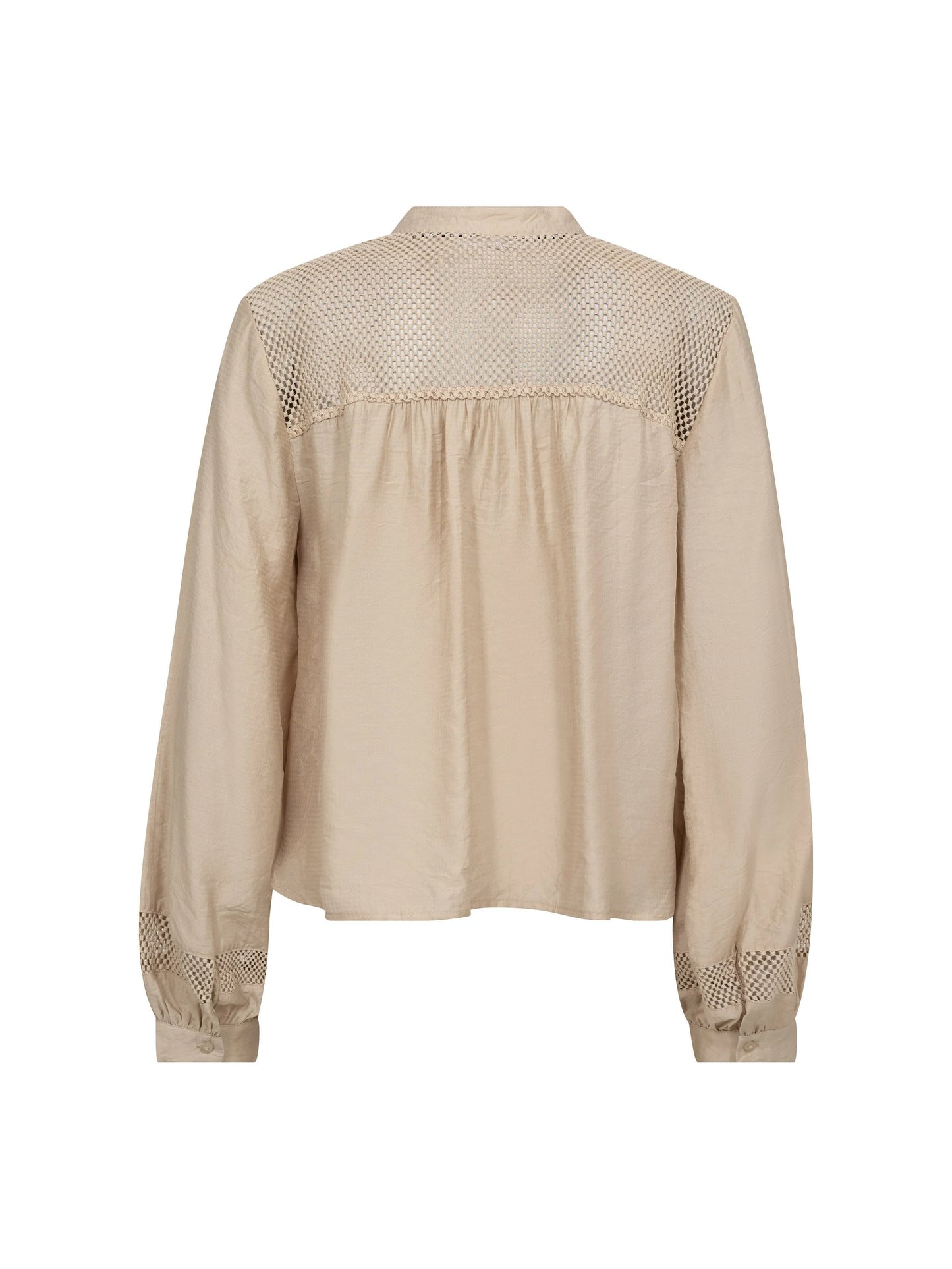 Sand Blouse With Beautiful Detail