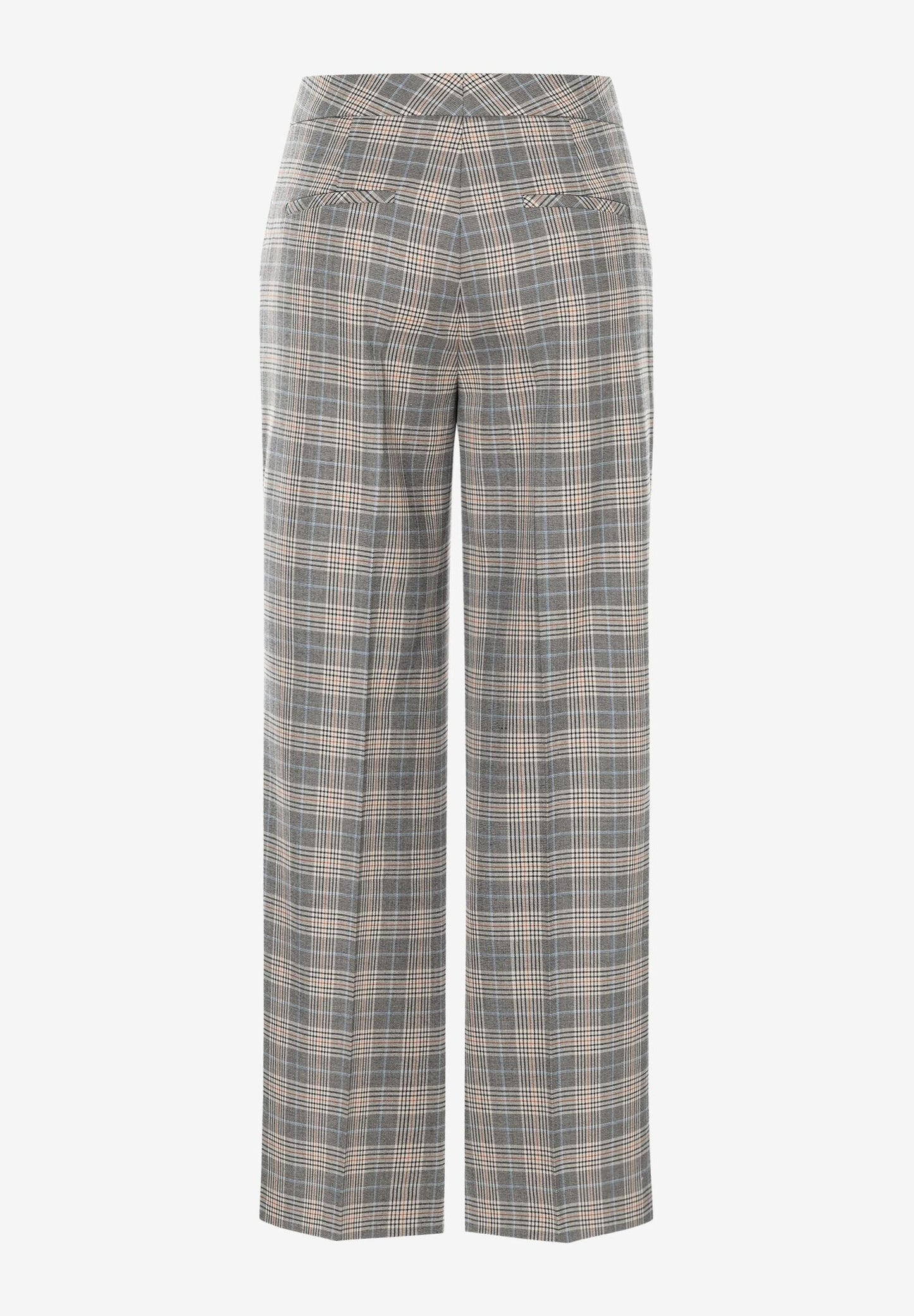 Grey Check Trousers