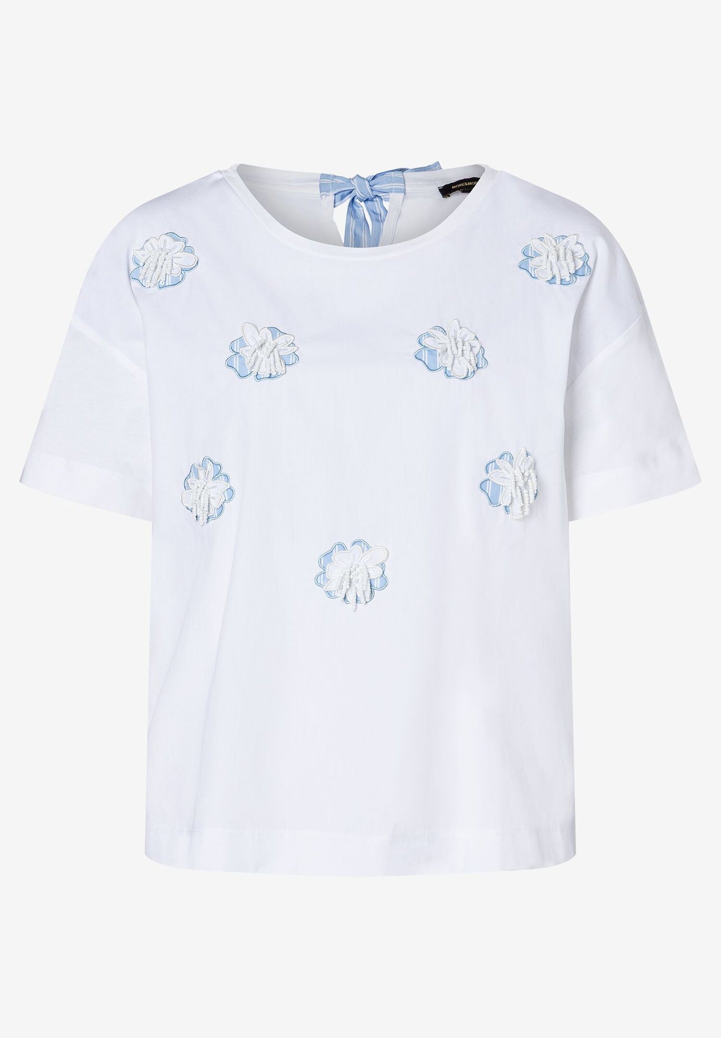 T-shirt With Flower Appliqué, Spring Collection