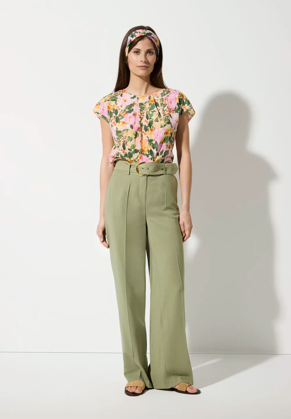 Blouse Top Flower Print