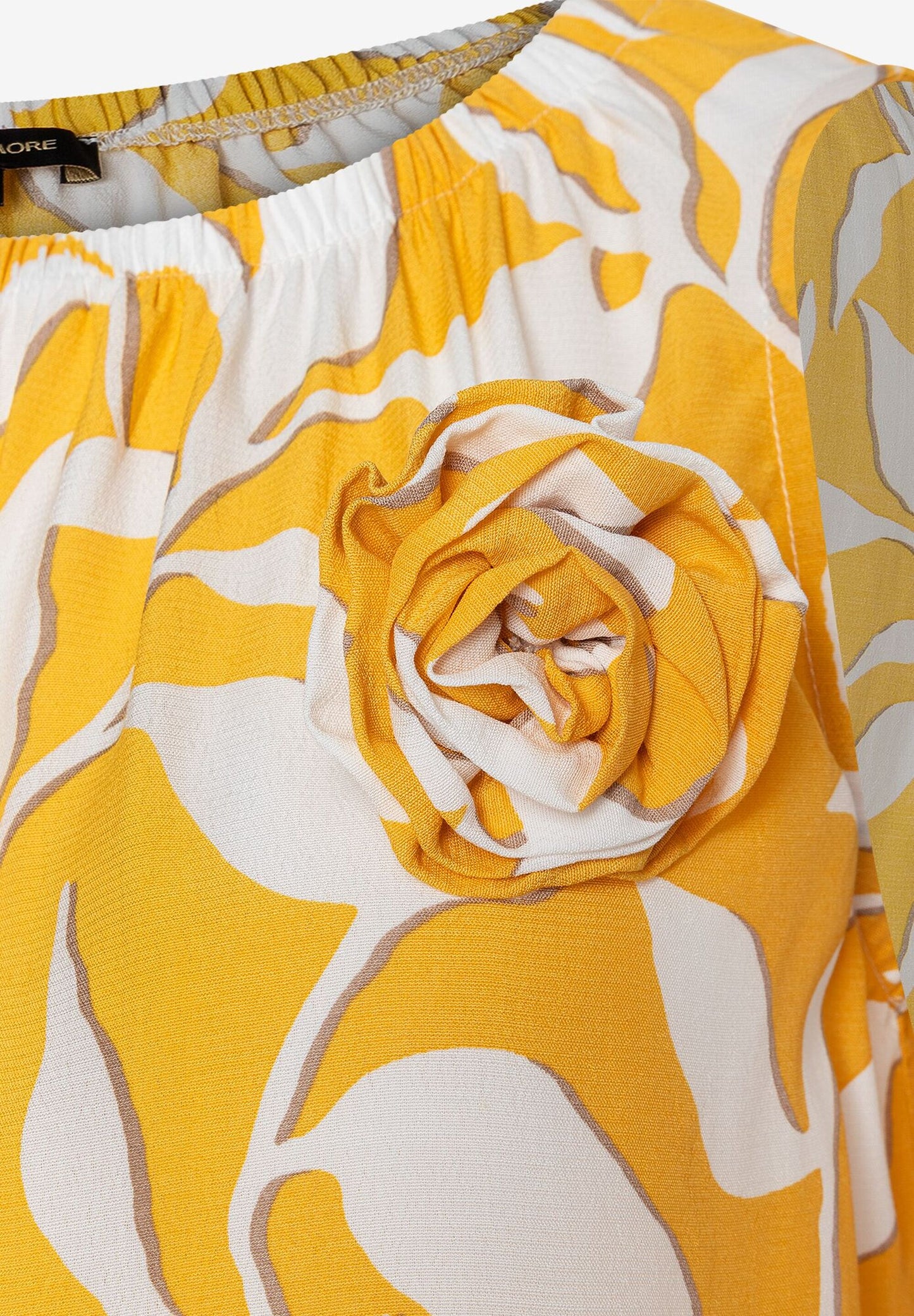 Yellow & White Top