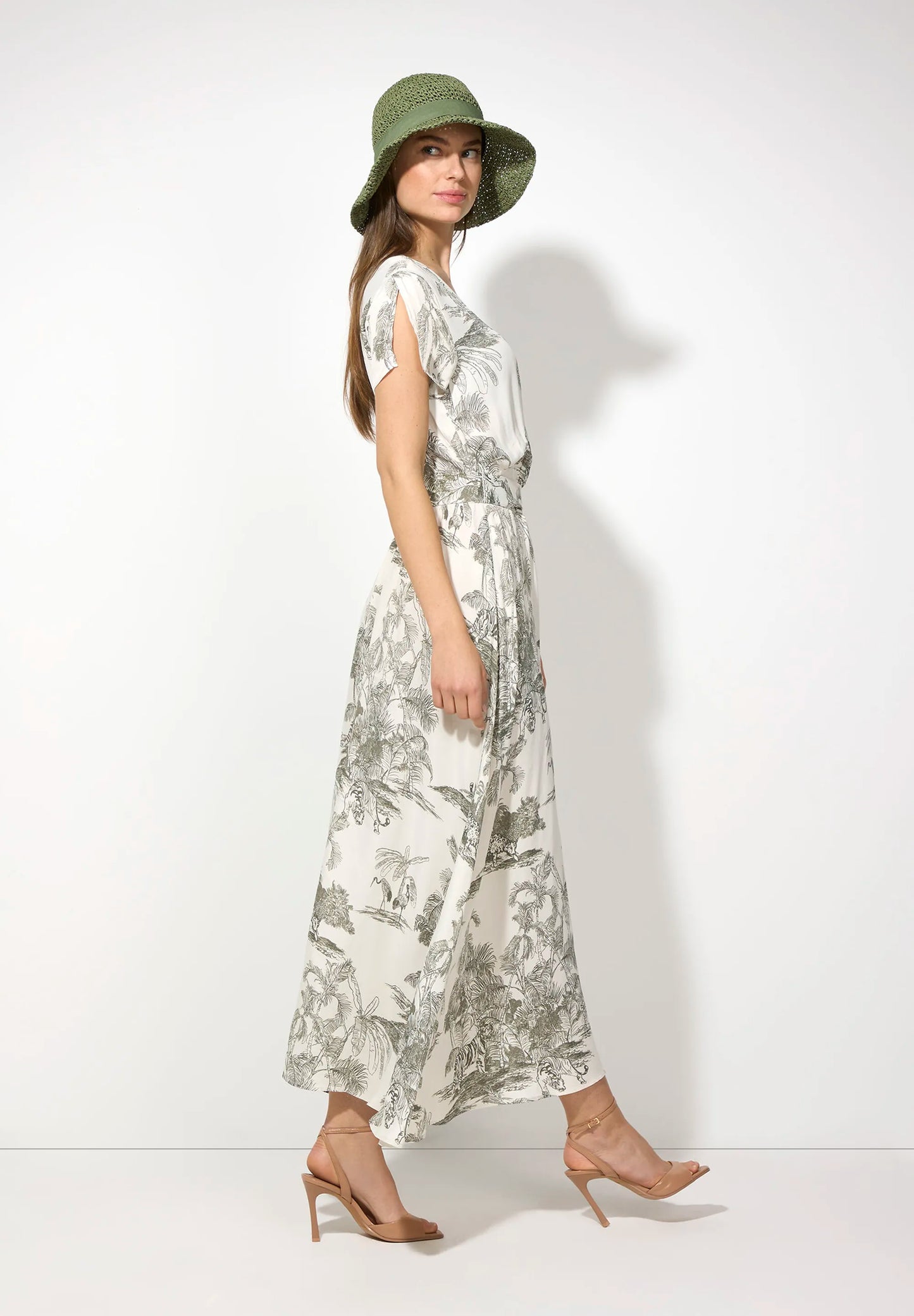Viscose Dress, Jungle Print