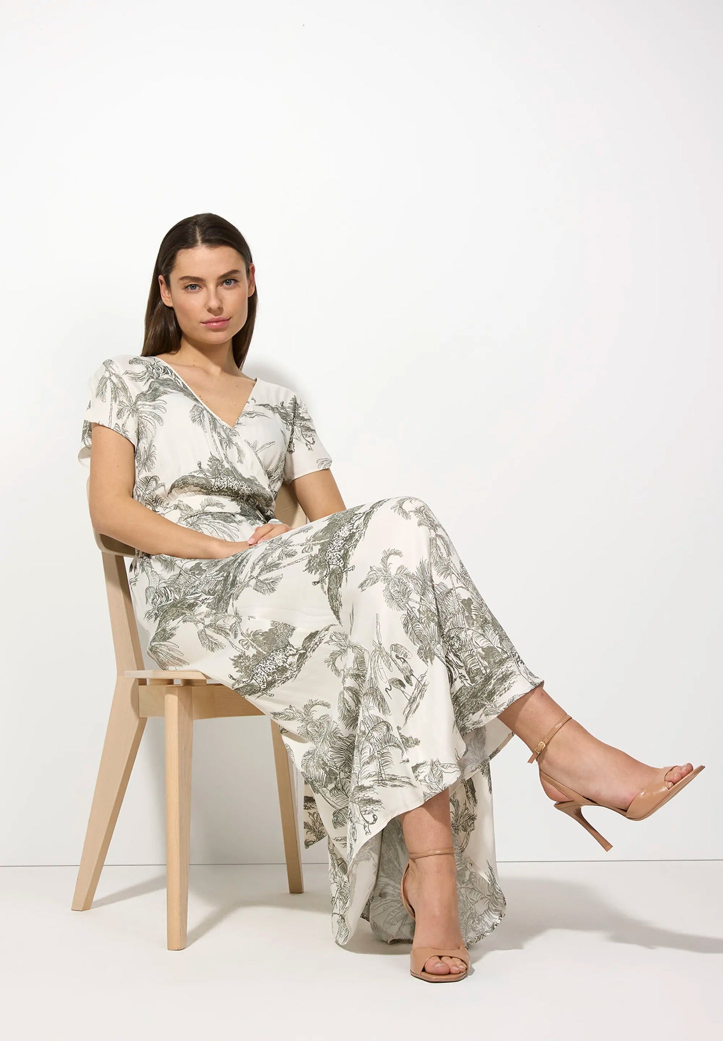 Viscose Dress, Jungle Print