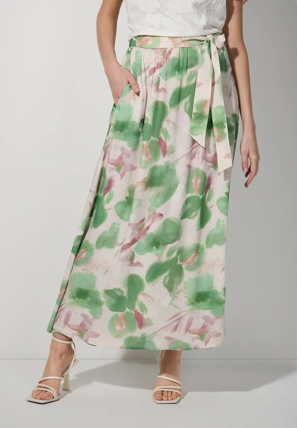 Maxi Skirt, Flower Print, Spring Collection