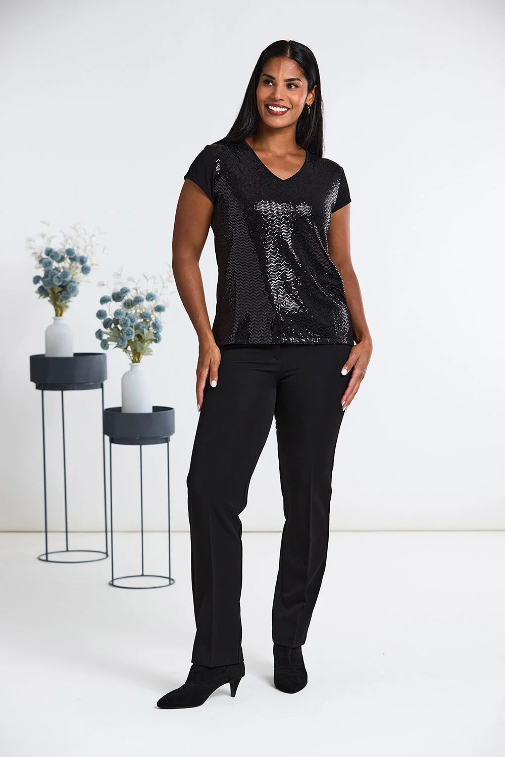 Black Sparkle Top