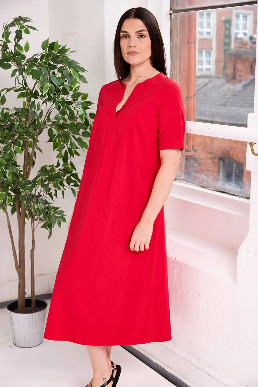 Red Pocket Dress