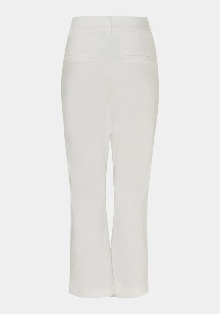 Cream Flare Pants