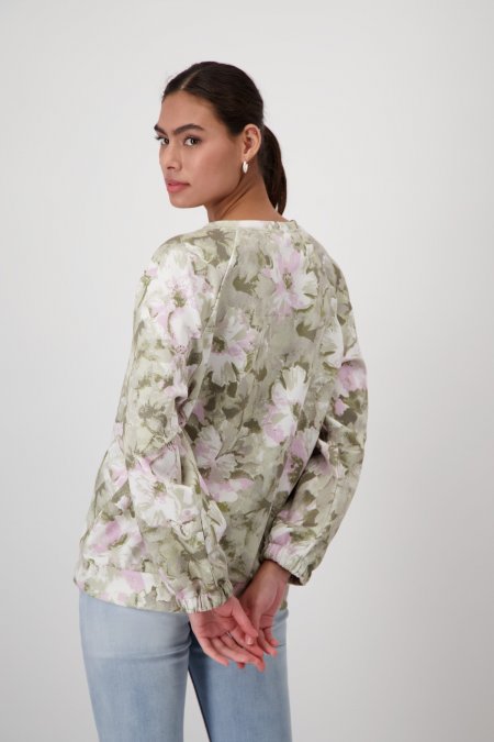 Khaki Green Neoprene Sweatshirt