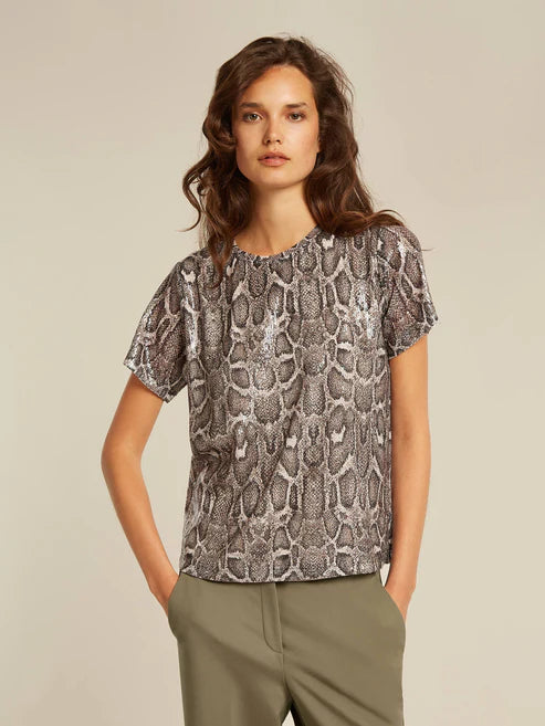 Bronze Print Top