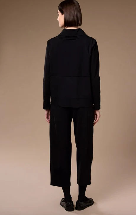Black Jacquard Top