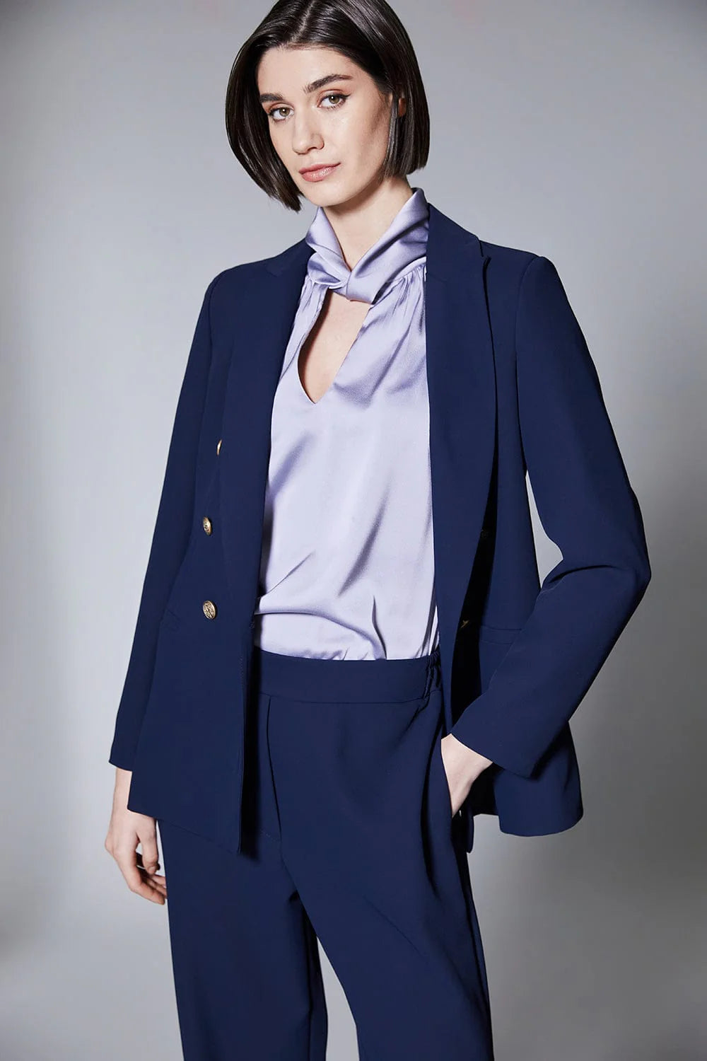 Navy DB Suit Jacket