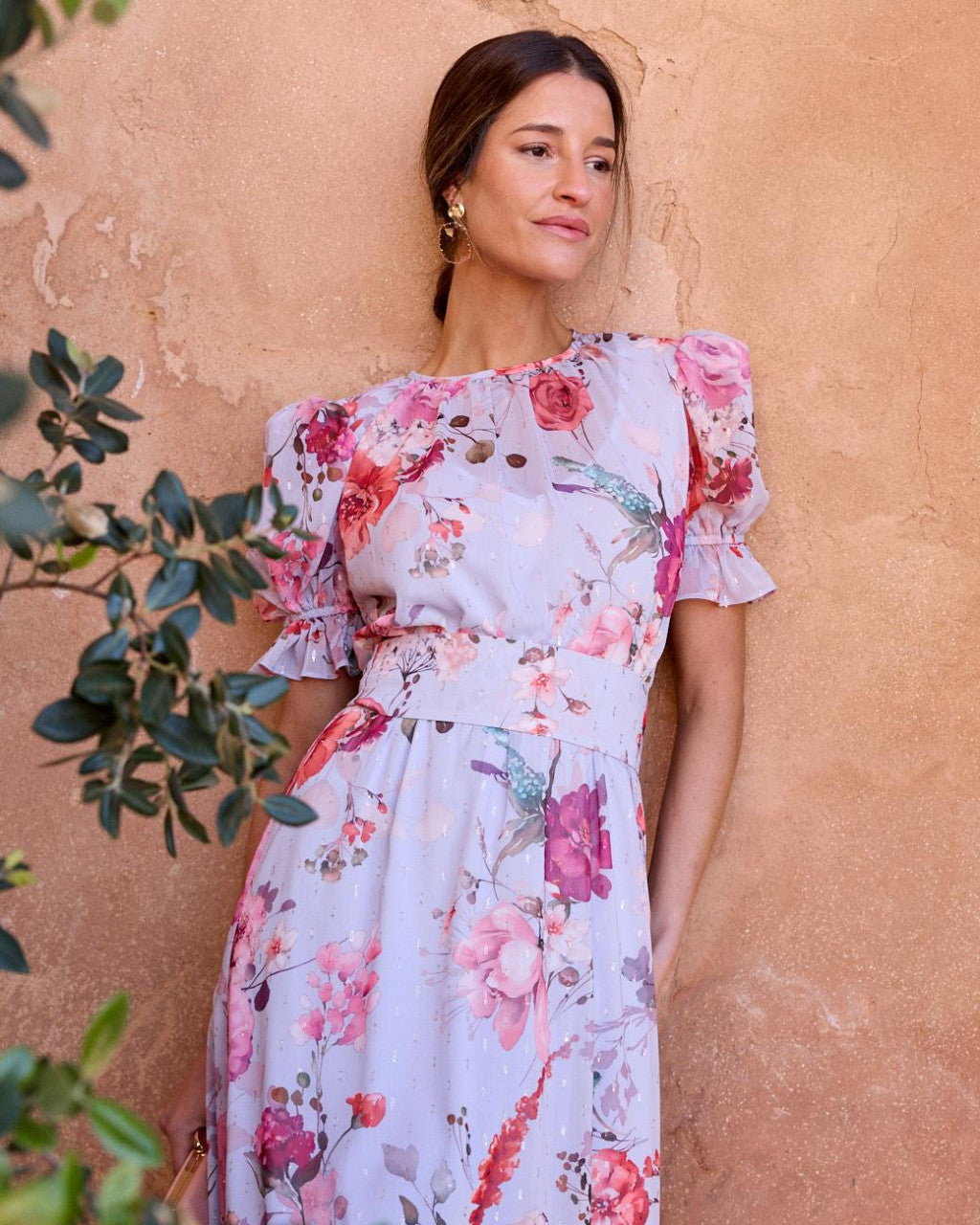 Capuccine Flowers Dress