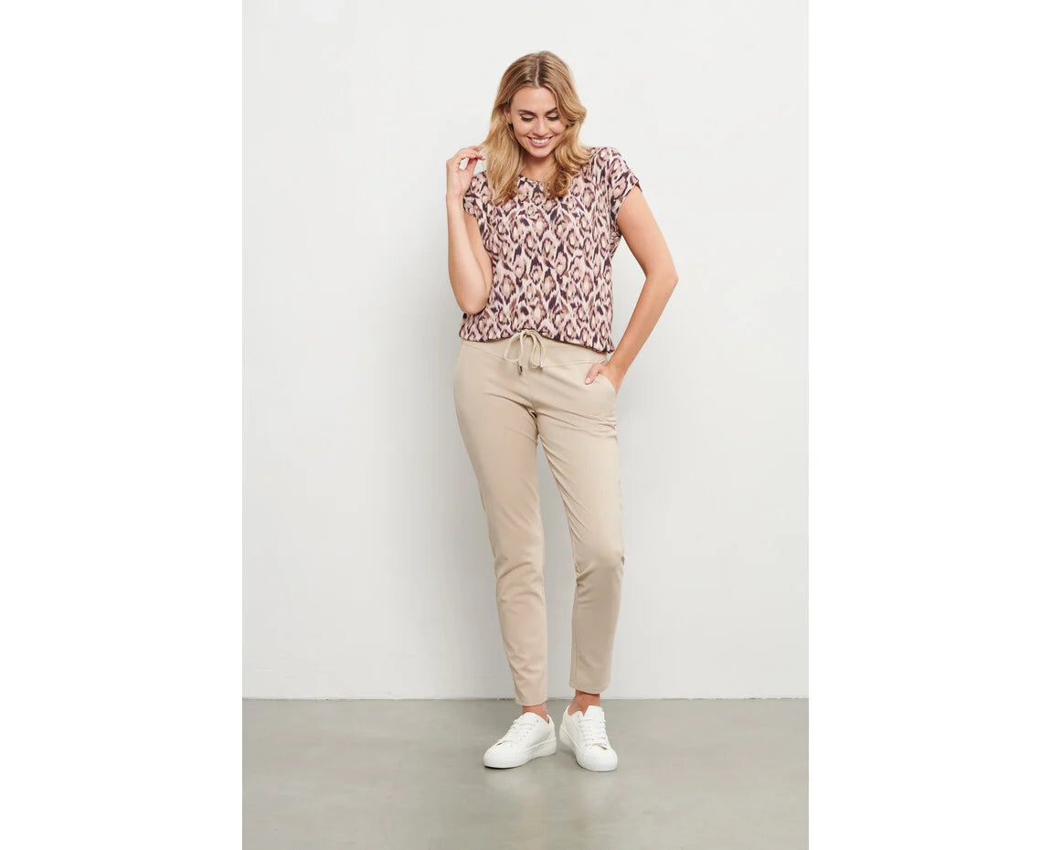 Sand Animal Print Top