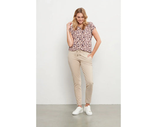 Sand Animal Print Top