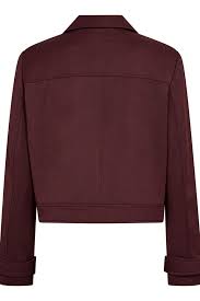 Terry Burgundy Jacket