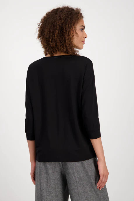 Black Top With Butterfly