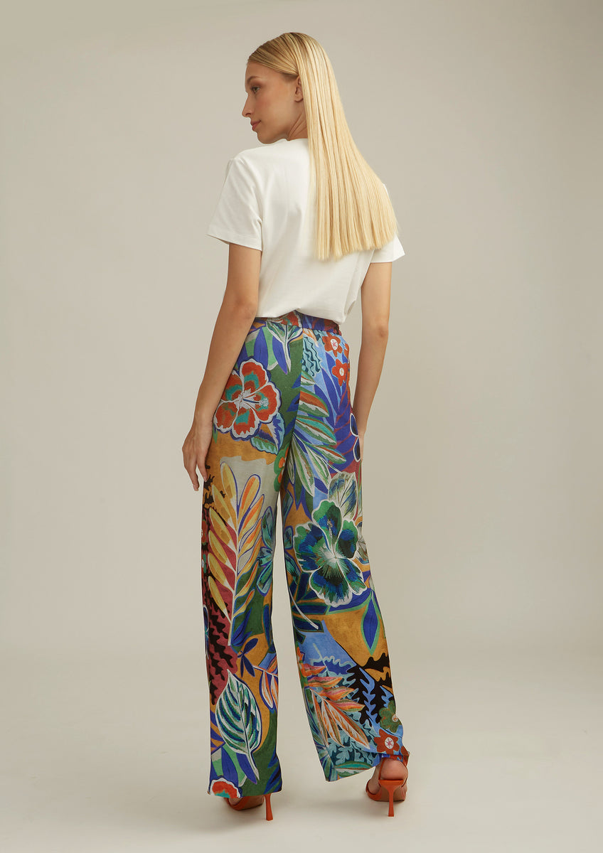Multicolor Mirror Trousers