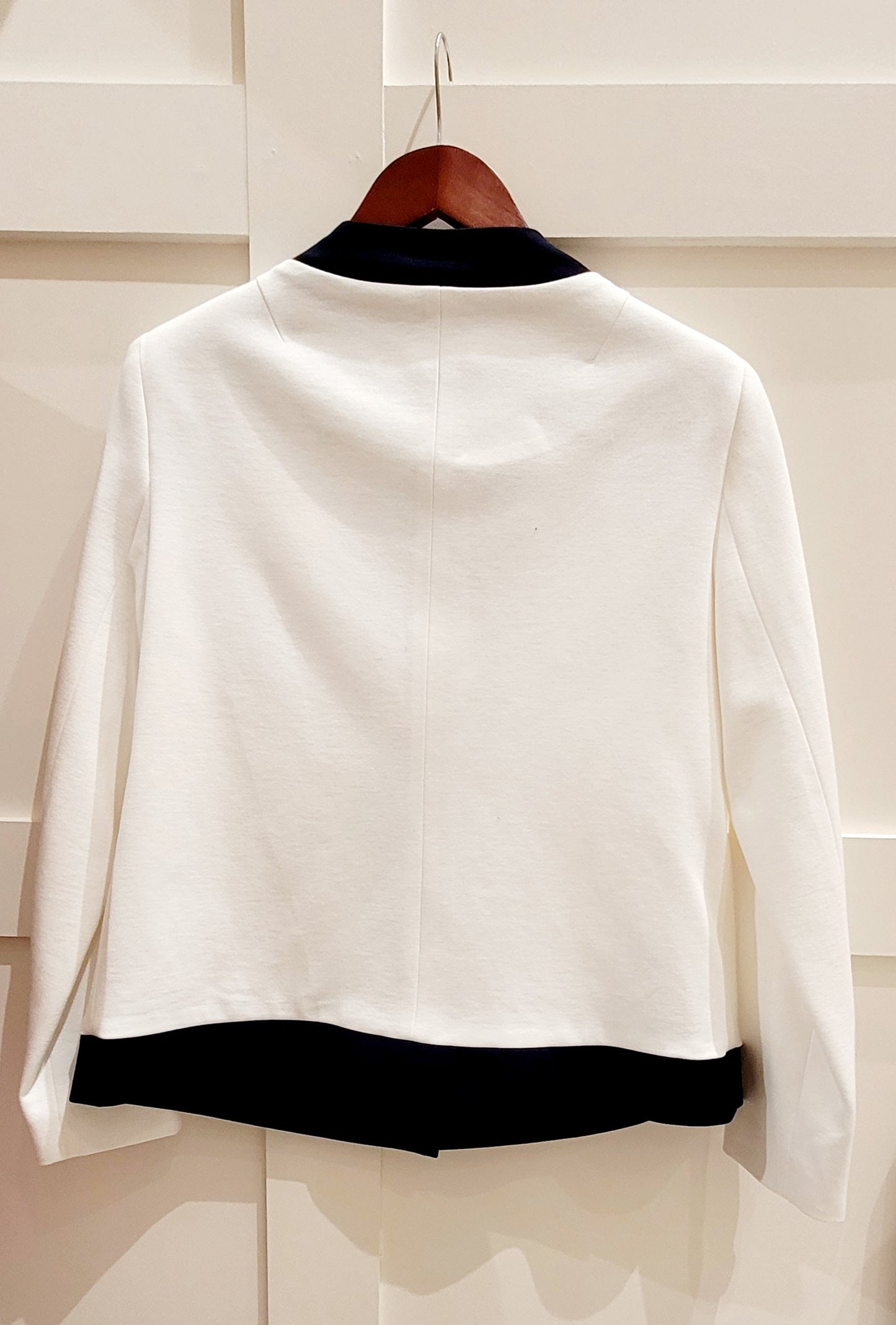 Cream and Navy Jacket