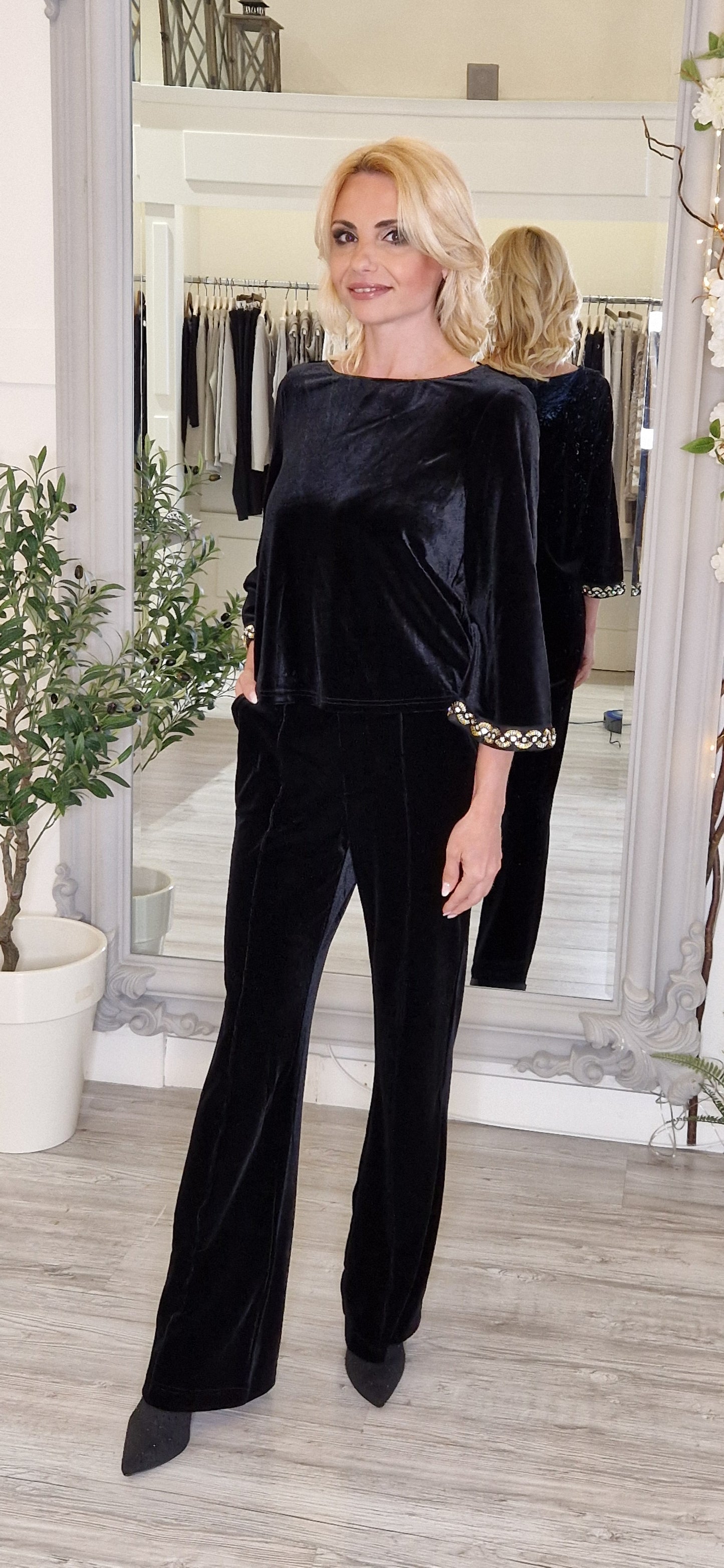 Black Ceeci Trousers