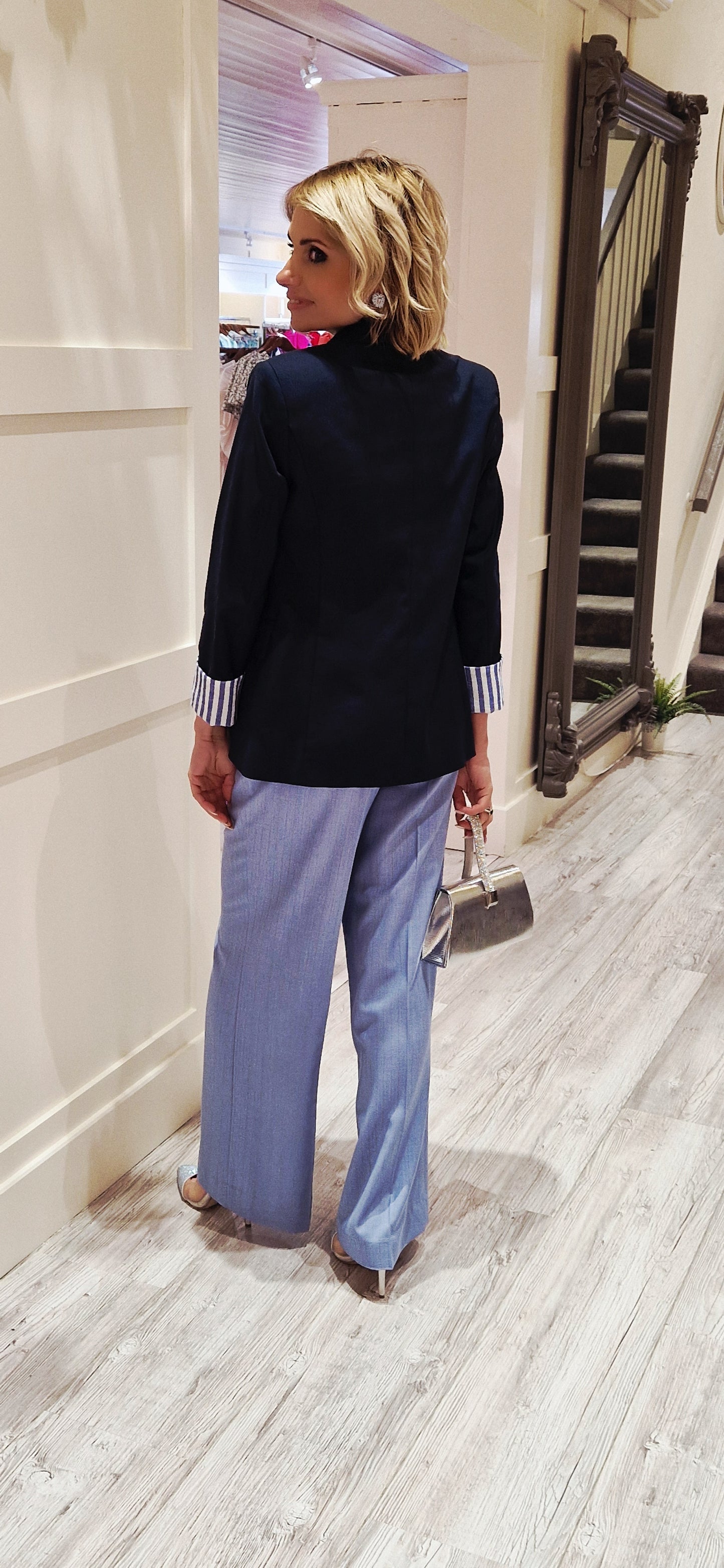 Blue Classic Trousers