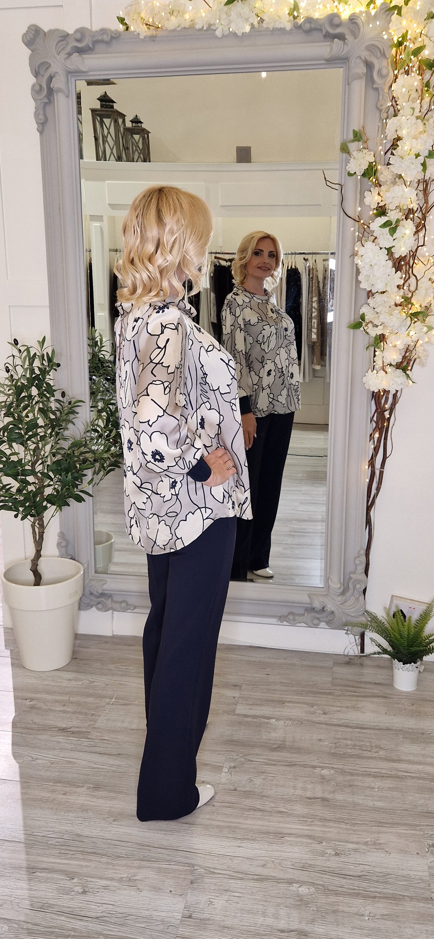 Navy Classic Trousers