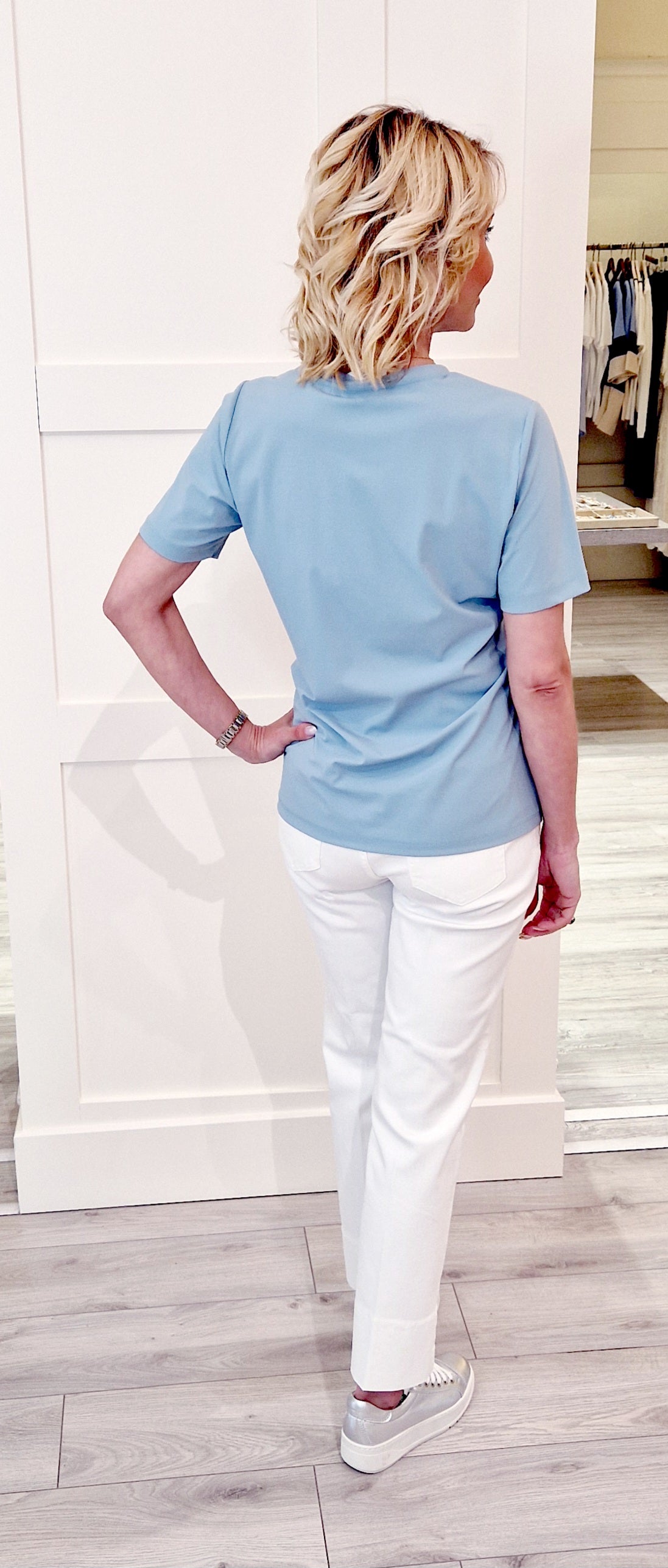 Sea Green Top