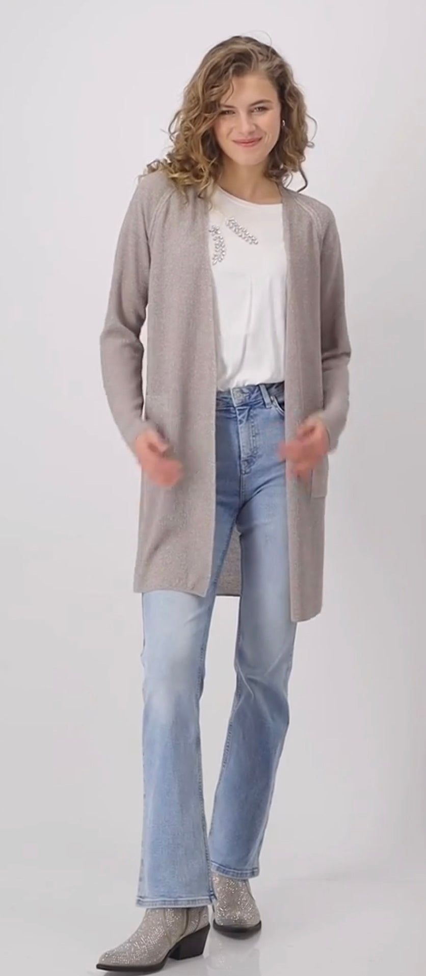 Beige Cardigan