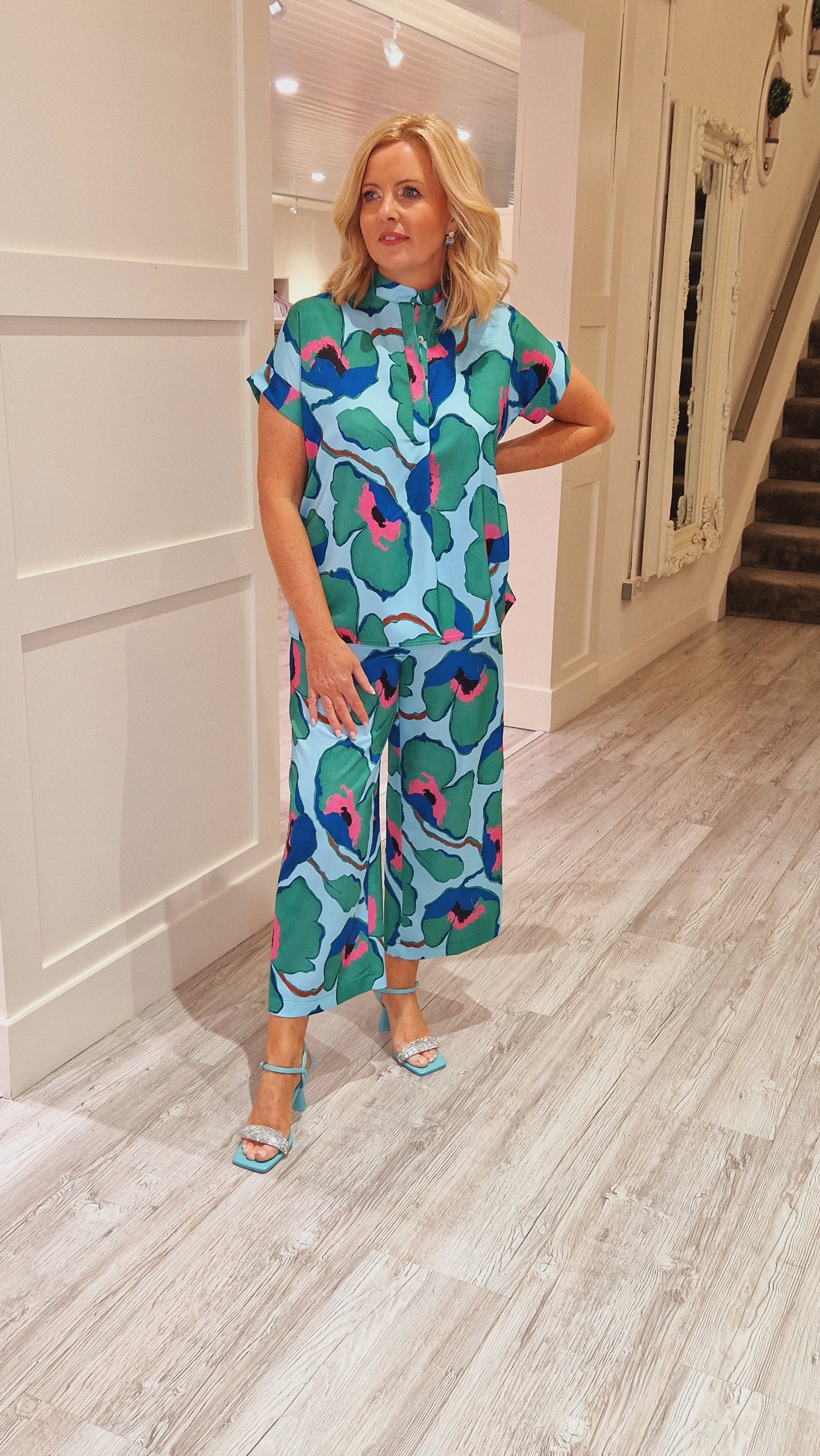 Green/Pink Trousers