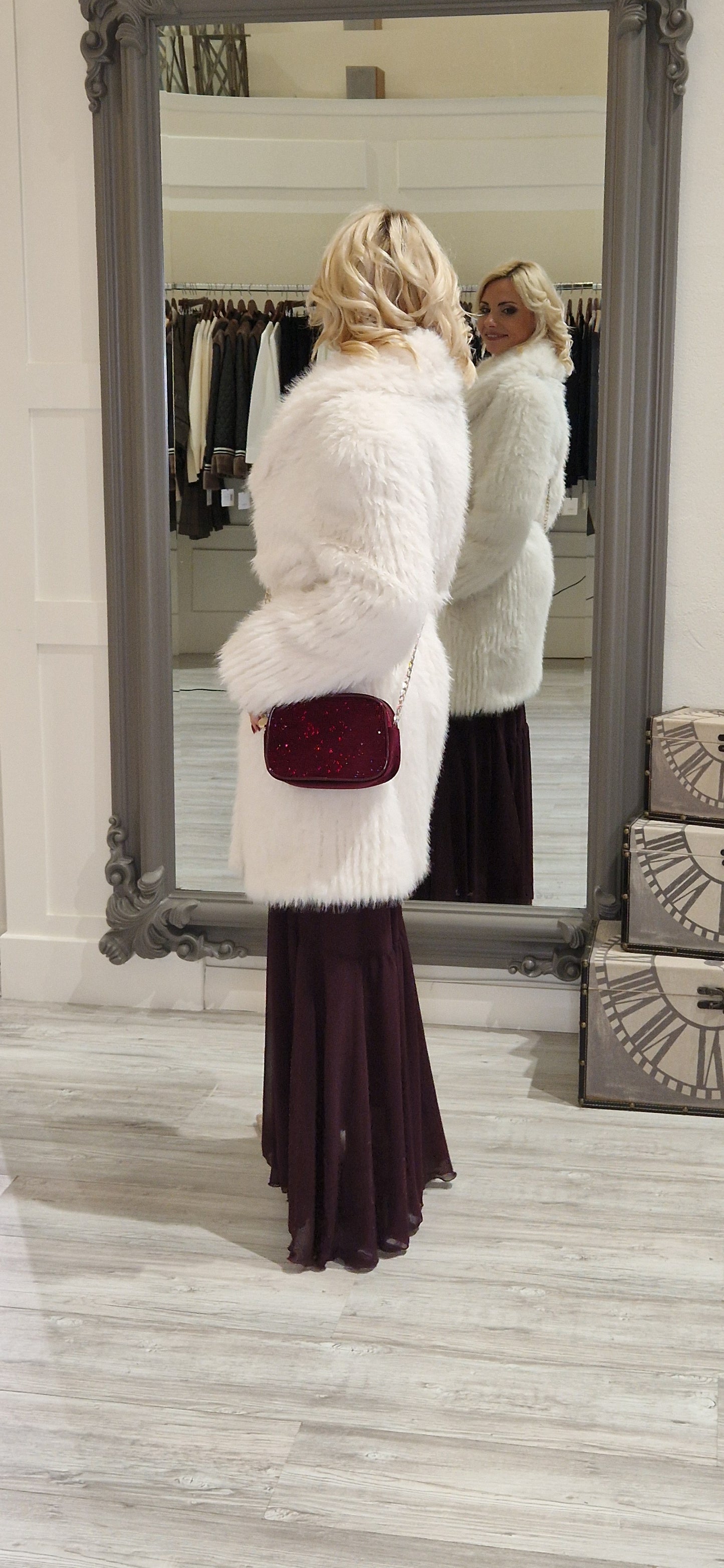 Magnificent Boho Burgundy Maxi Dress