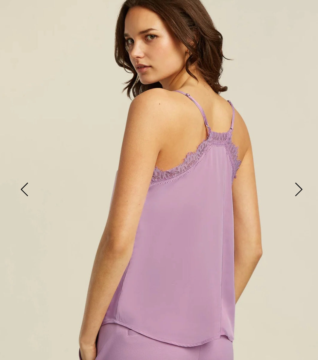 Lilac Lace Cami Top