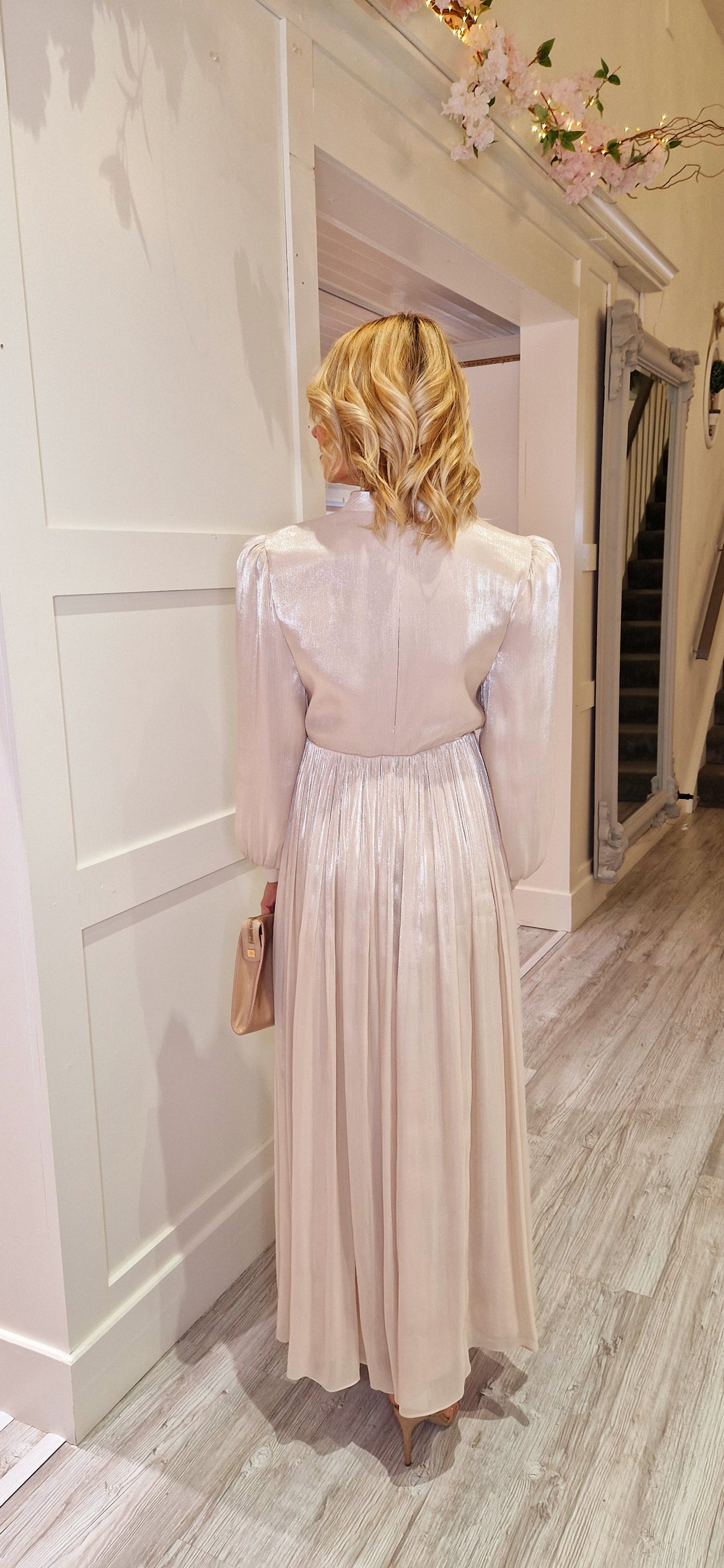 Champagne Shimmer Dress