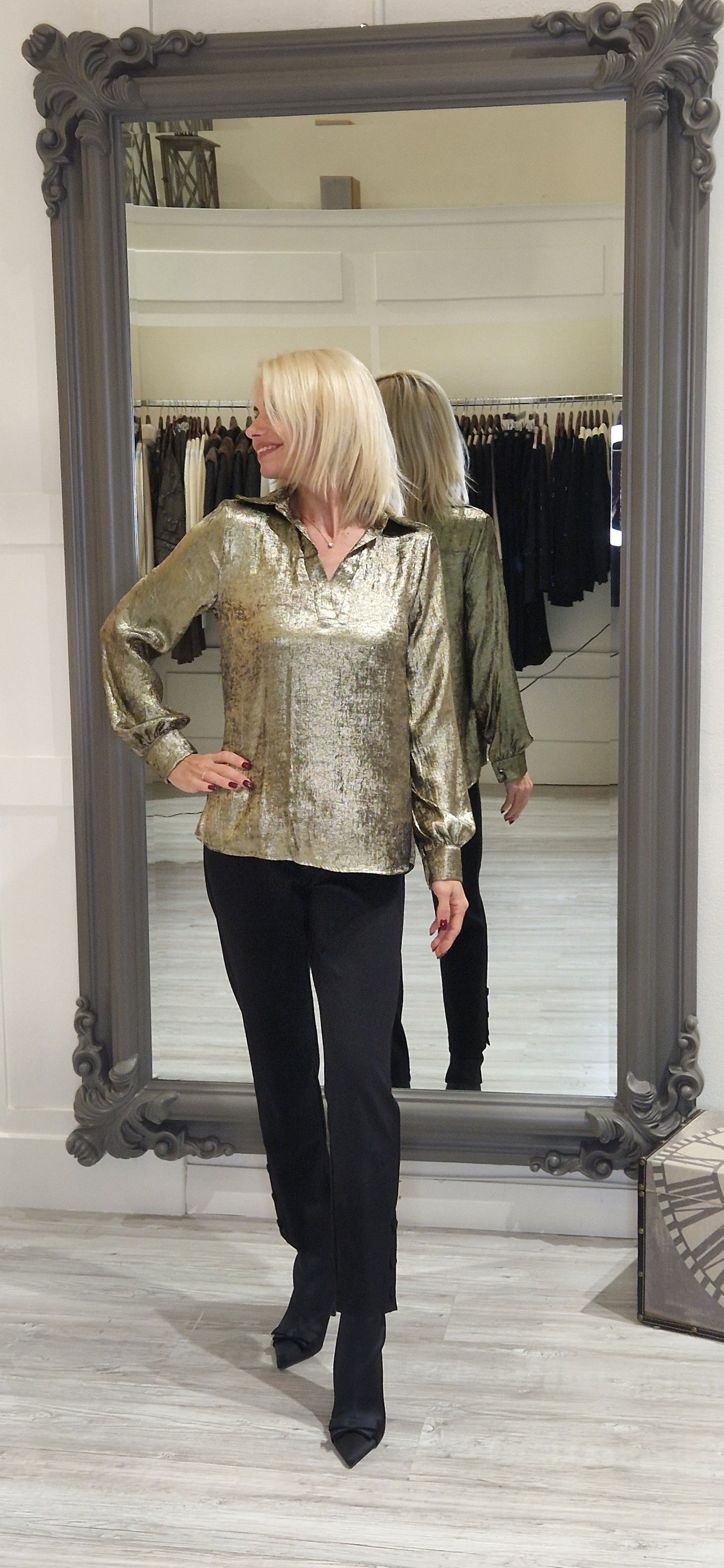 Burnished Gold Blouse