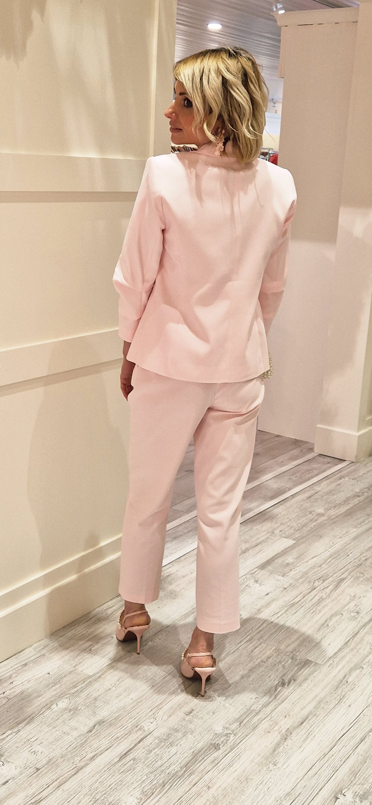 French Rose Business Chino Trousers