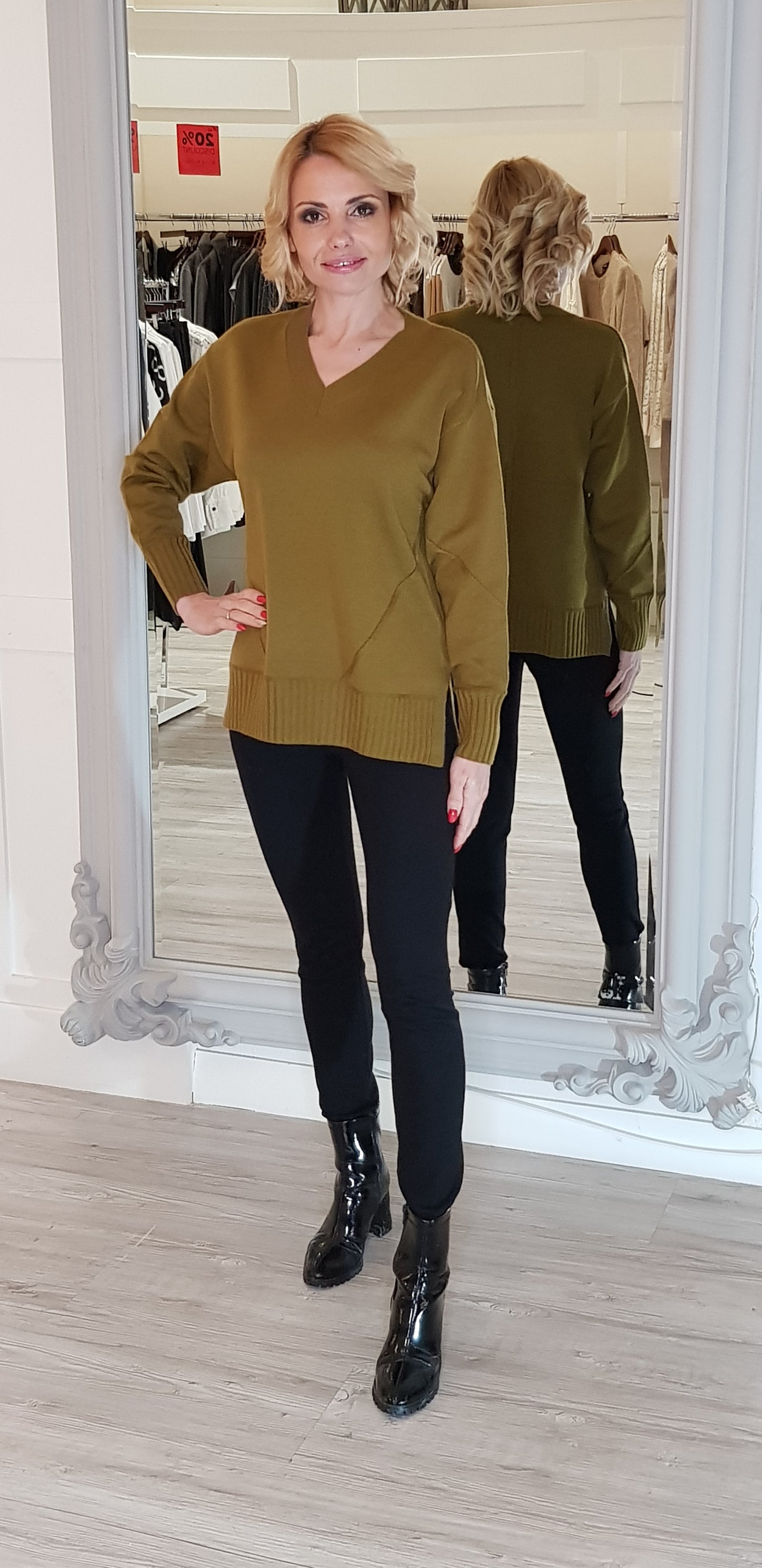 Lime Green Knit Jumper