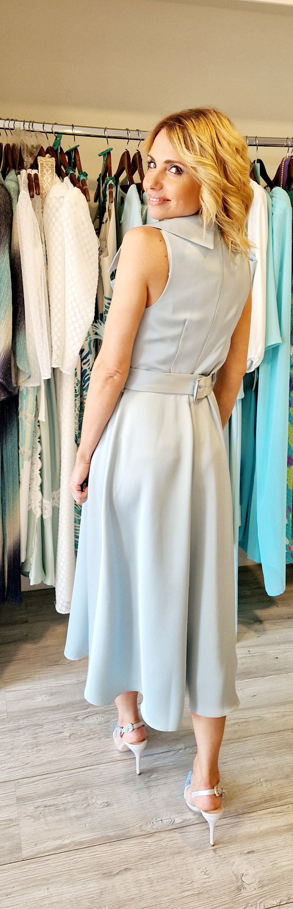 Mint Green Midi Dress