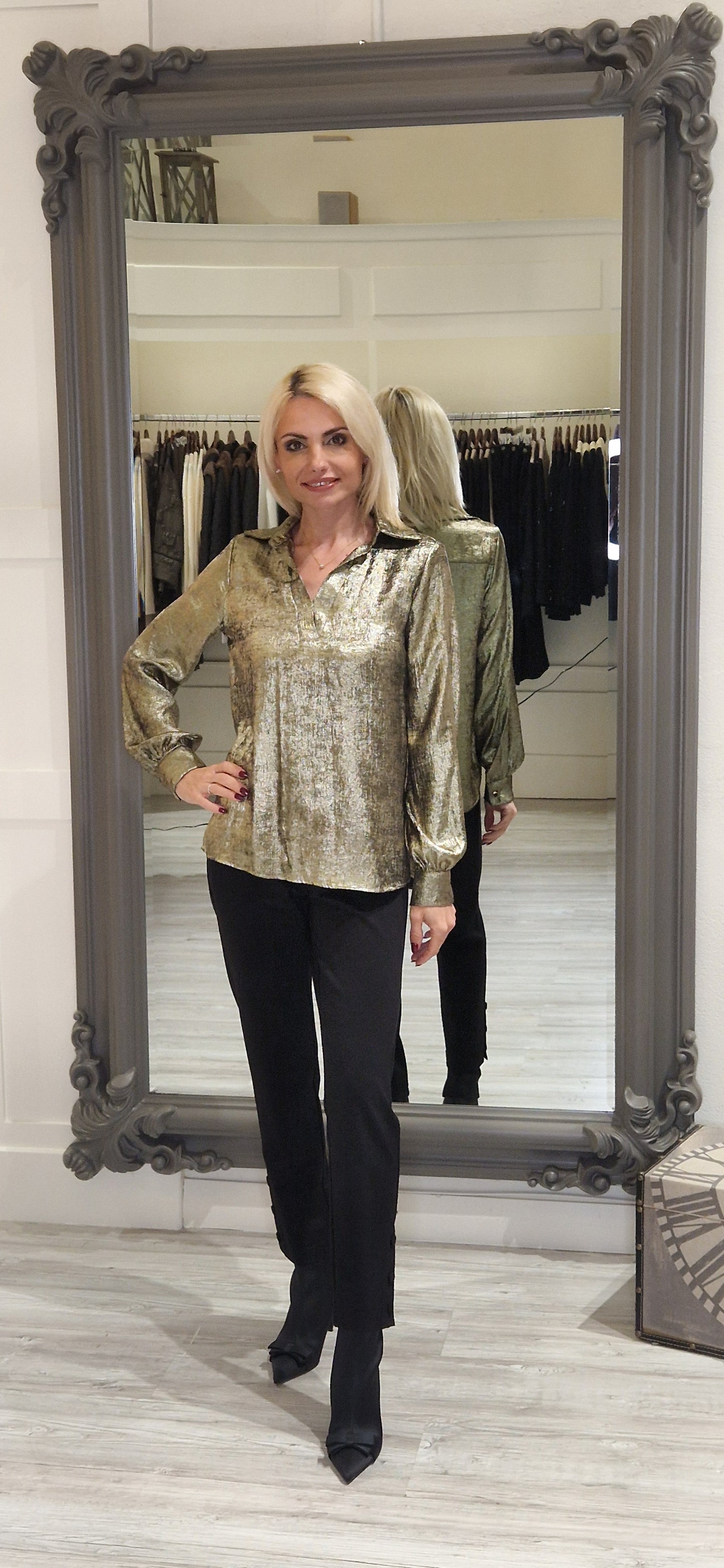 Burnished Gold Blouse