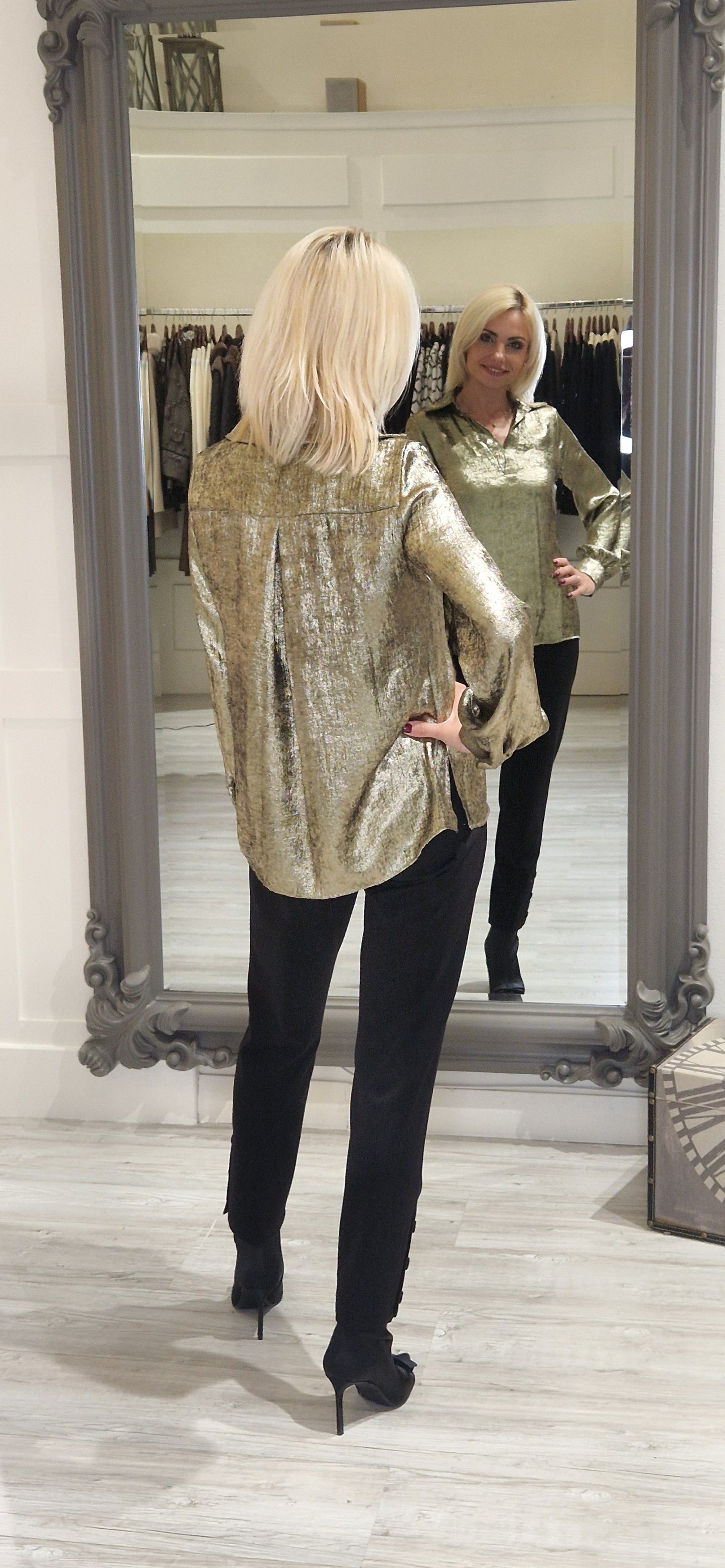 Burnished Gold Blouse