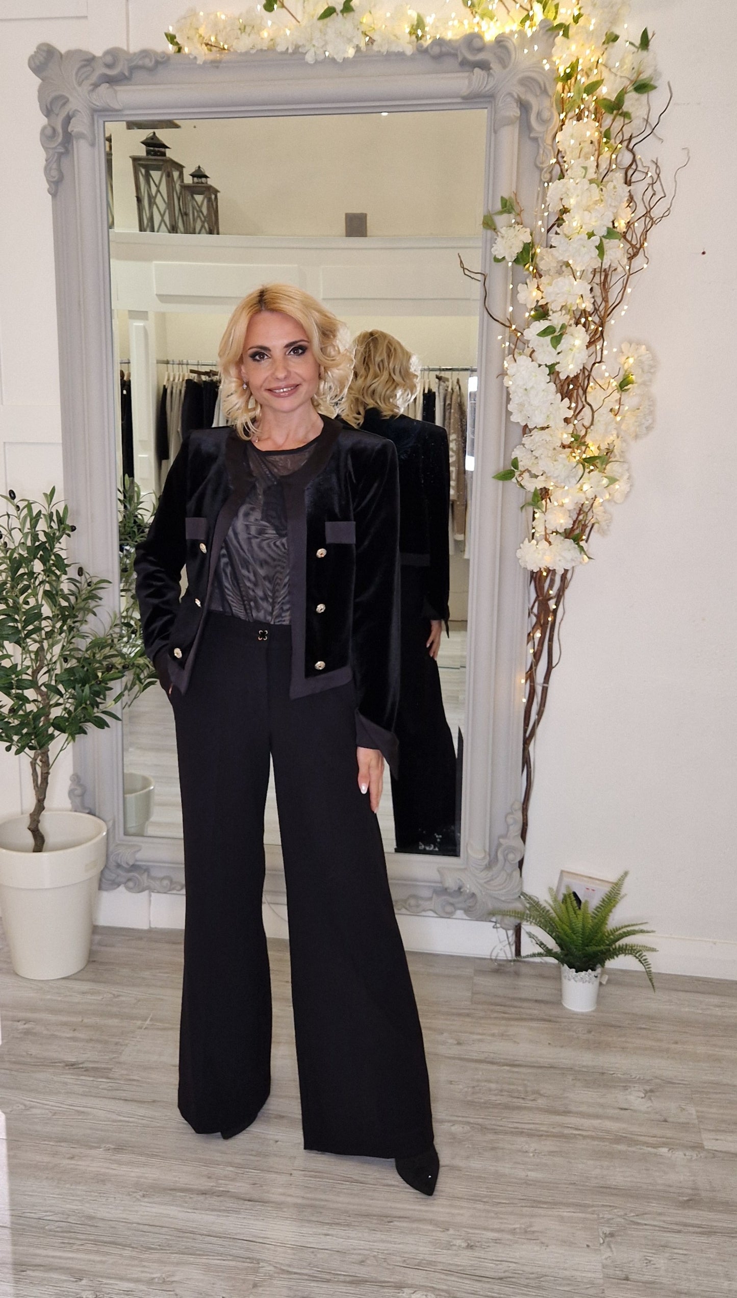 Black Palazzo Trousers