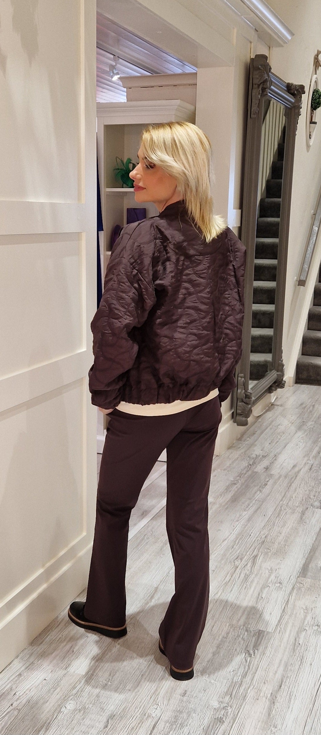 Espresso Quilted Jacket