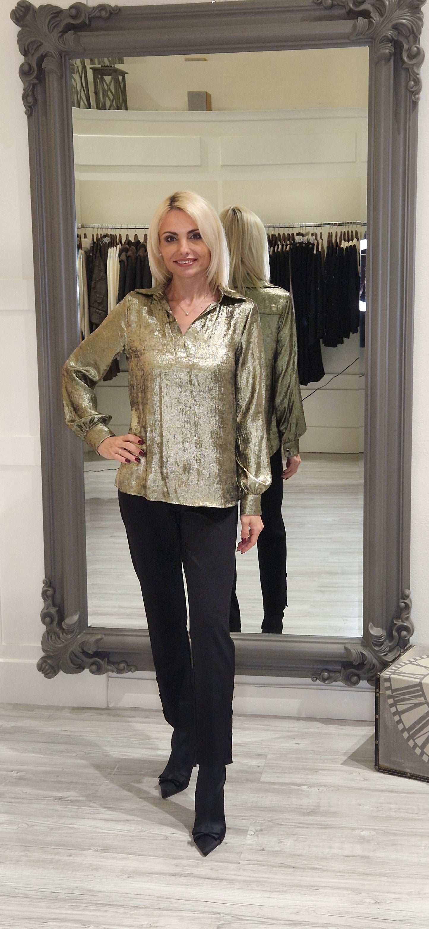 Burnished Gold Blouse