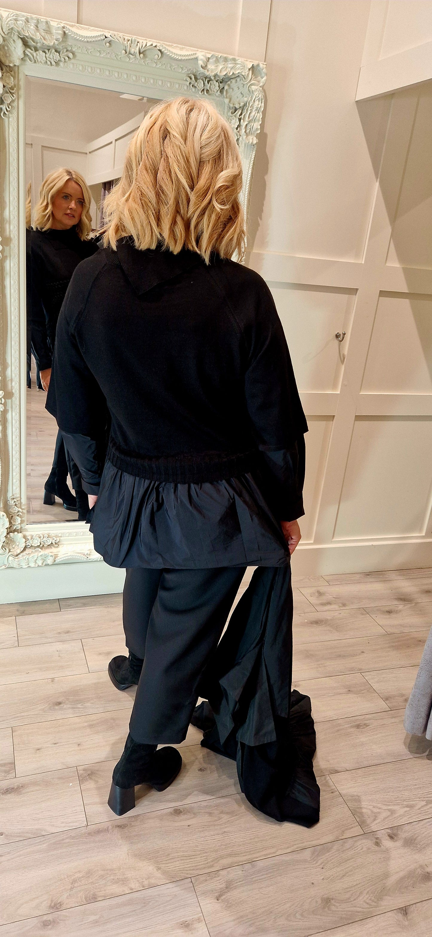 Black Top With Front Pocket