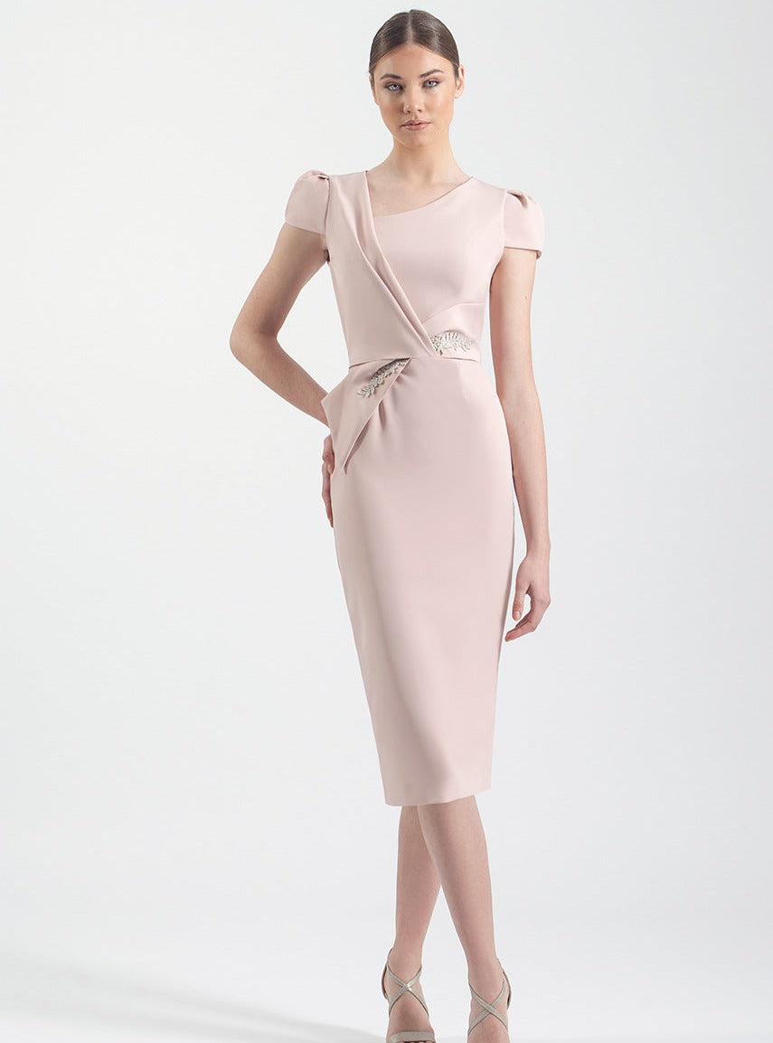 Arianna Nude Midi Dress