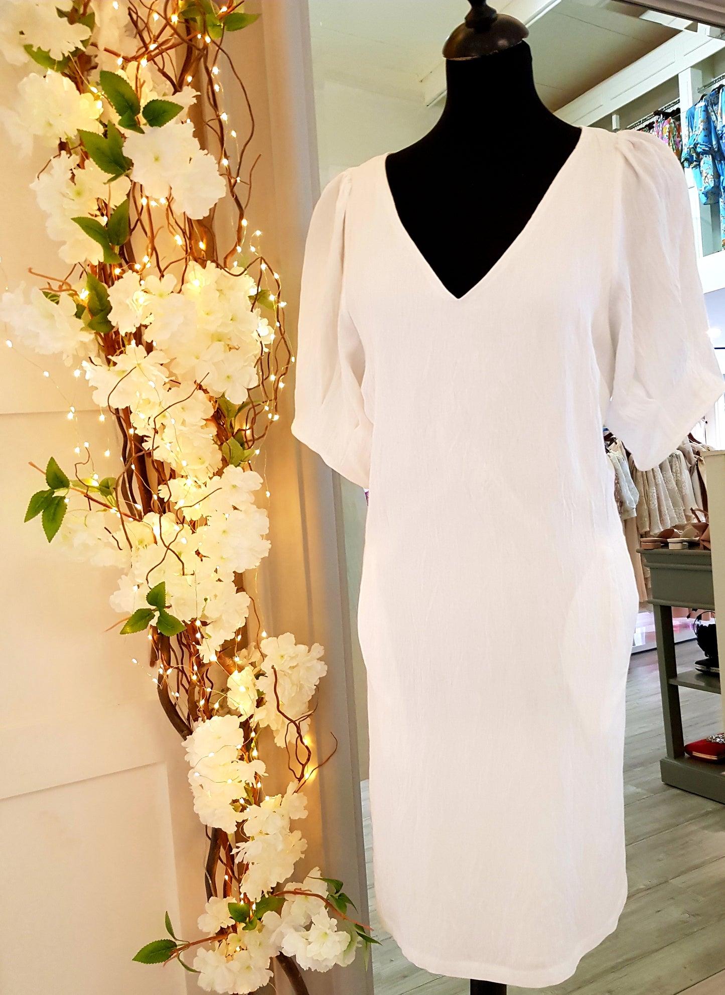 White Short Dress