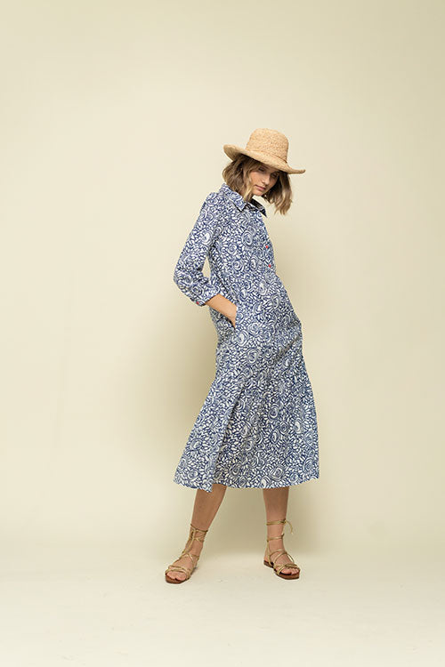 Blue Flower Dress