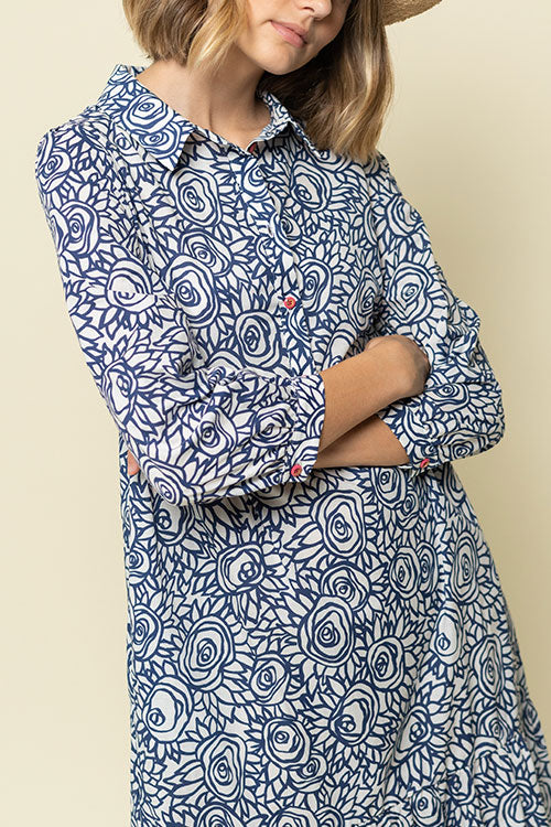 Blue Flower Dress