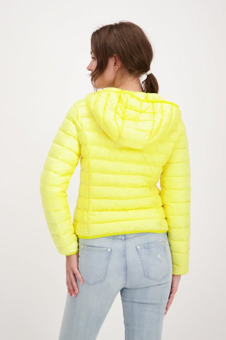 Yellow Quilted Jacket