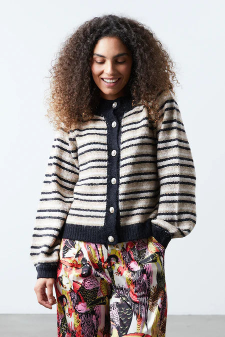 Pippa Knit Stripe Cardigan