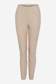 Cream Vegan faux leather Trs