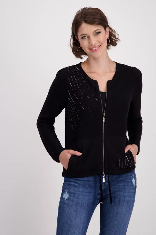 Black Knit Cardigan